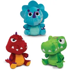 Crackin Eggs Jurassic Friends плюшено динозавърче в три различни варианта изображение 3
