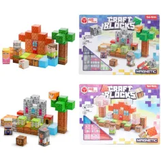Craft Blocks магнитен конструктор, 48 части – в два варианта изображение 3