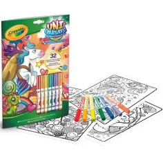 Crayola: Цветни и активни животински занимания с 7 флумастера