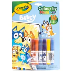 Crayola: Оцветяване по числа - Bluey