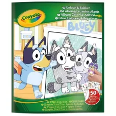 Crayola: Оцветяваща и стикерна книжка - Bluey