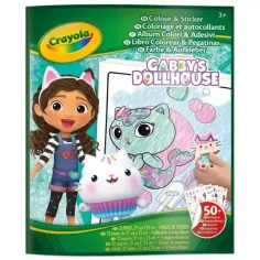 Crayola: Оцветяваща и стикерна книжка - Къщата на Габи