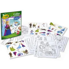 Crayola: Замръзналото кралство 2 оцветяваща книга, рисувателна и стикерна тетрадка изображение 2