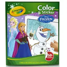 Crayola: Замръзналото кралство 2 оцветяваща книга, рисувателна и стикерна тетрадка