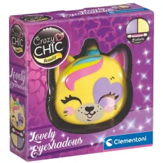 Crazy Chic: Сенки за очи и апликатор в контейнер с форма на тигър - Clementoni