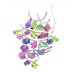 Crazy Chic: Моите яркоцветни медальони креативен комплект - Clementoni изображение 2