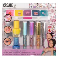 Create It!: 7-частен комплект за грим с метални цветове - Canenco