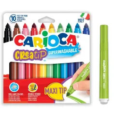 Creatip 10бр. макси флумастери комплект - Carioca