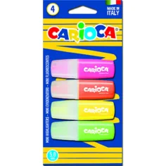 Цветен мини маркер комплект 4бр - Carioca