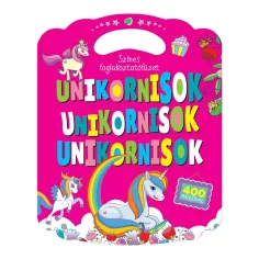 Цветна занимателна книжка с еднорози