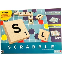 Дървен Scrabble Original и Настолна игра 2в1 - Mattel