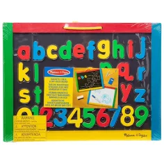 Дървена дъска за писане и рисуване с магнитни букви - Melissa & Doug