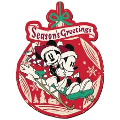 Дървена Пъзел: Disney - Коледа на Мики и Мини 160 части премиум дървен пъзел - Trefl изображение 2