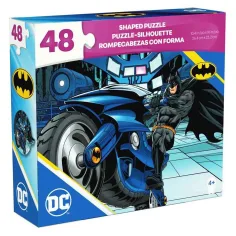 Пъзел DC Comics Batman на мотоциклет 48 части - Spin Master