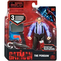 DC Comics: Играчка фигура на Пингвин от Батман с аксесоари 10см - Spin Master