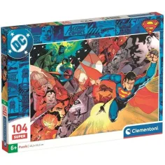 DC Comics Superman героични моменти 104 части пъзел - Clementoni