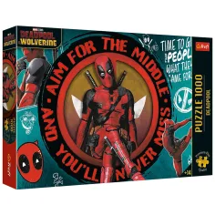 Deadpool Хаос, шеги и катани 1000 части Премиум плюс качество пъзел - Trefl