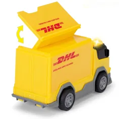 DHL камион за доставка с светлинни и звукови ефекти 15 см - Dickie Toys изображение 2