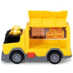 DHL камион за доставка с светлинни и звукови ефекти 15 см - Dickie Toys изображение 3