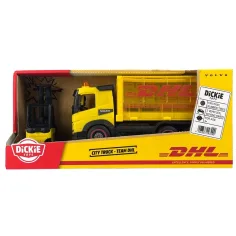 DHL Volvo камион с количка - Dickie Toys