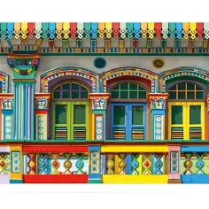 Диамантен пъзел: Цветовете на Южна Америка диамантен комплект 30x40cm
