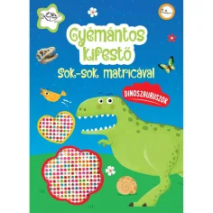 Диамантена оцветяваща книга - Динозаври