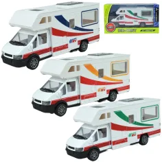 Die-Cast: Метален караван в различни варианти 17см 1бр