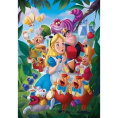 Disney: Алиса в страната на чудесата 1000 части пъзел - Clementoni изображение 2