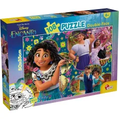Disney Encanto 2 в 1 108 части пъзел и оцветяване 50x35см - Lisciani