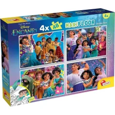 Disney Encanto 2 в 1 макси 4x48бр. пъзел и оцветяване 35x25см - Lisciani