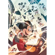 Disney: Класически пъзел с Мики Маус 1000 части Compact 50x70 см - Clementoni изображение 2