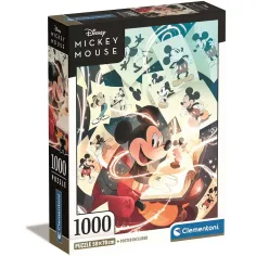 Disney: Класически пъзел с Мики Маус 1000 части Compact 50x70 см - Clementoni
