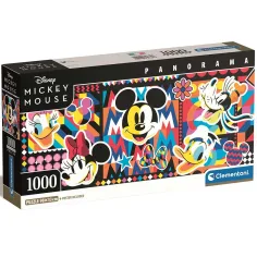 Disney: Класически пъзел с Мики Маус 1000 части панорама 98x33см - Clementoni