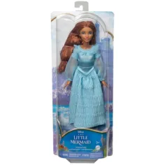 Disney Малката русалка: Ариел кукла в синя рокля 30см - Mattel