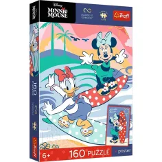 Disney Мини Маус 160бр. УФТ пъзел с постер - Trefl изображение 1