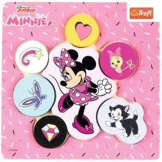 Disney Мини Маус дървен пъзел с форми - Trefl изображение 1