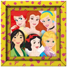 Disney принцеси 60бр. пъзел с рамка - Clementoni