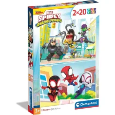Disney Spidey 2x20бр. Supercolor пъзел - Clementoni