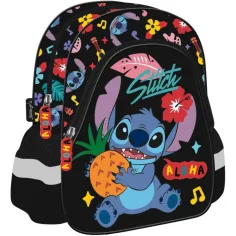 Disney Stitch Aloha черен цвят детска раница 29x22x9 см