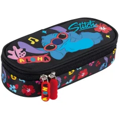 Disney Stitch Aloha черен овален несесер PC01 23x9,5x6 см