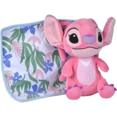 Disney Stitch Ангел плюшена фигура с одеяло 25см - Simba Toys