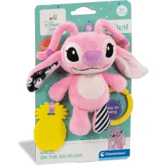Disney Stitch Angel плюшена играчка с дрънкалка и гризалка - Clementoni Baby