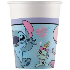 Disney Stitch и Angel хартиена чаша 8бр. комплект 200мл