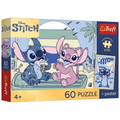 Disney Stitch Сладоледен забавен 60бр. пъзел - Trefl