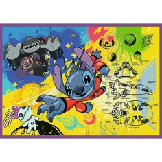 Disney: Удивителният Ститч 4x250бр. пъзел - Trefl изображение 5