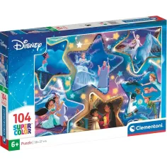 Disney Магически мигове 104бр. Supercolor пъзел - Clementoni