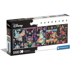 Disney Vintage цветен 1000 части панорамен пъзел - Clementoni