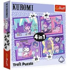 Дните на Kuromi 4 в 1 пъзел - Trefl