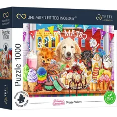 Doggy Peekers 1000 бр. UFT пъзел - Trefl