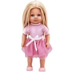 Dolls World: Български говореща кукла Шарлот в розова рокля изображение 2